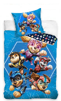 PAW Patrol Dekbedovertrek blauw 140 x 200 cm - 70 x 90 cm