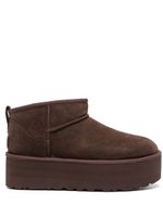 UGG bottines Classic Ultra Mini à plateforme - Marron