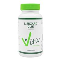 Vitiv Lijnzaadolie 1000mg (100 Softgels)