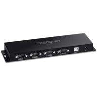 TRENDnet 4 Port USB to Serial RS232 Adapter, W125956191 (Adapter)