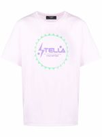 Stella McCartney t-shirt à logo imprimé - Rose