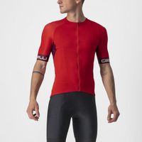 Castelli Entrata VI korte mouw fietsshirt rood heren M