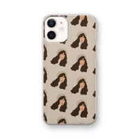 Bonjour mon amour: iPhone 12 mini Transparant Hoesje