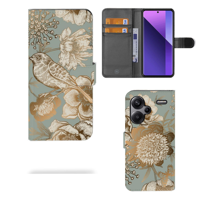 Hoesje voor Xiaomi Redmi Note 13 Pro Plus Vintage Bird Flowers