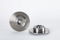 Remschijf BEARING DISC LINE BREMBO, Remschijftype: Massief, u.a. für Renault