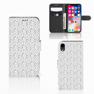 Apple iPhone Xr Telefoon Hoesje Stripes Dots