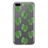 Monstera leaves: iPhone 8 Plus Transparant Hoesje