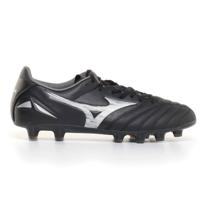 Mizuno Morelia Neo IV Pro Gras Voetbalschoenen (FG) Zwart Zilver - thumbnail