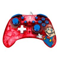 PDP Rock Candy: Mario Punch Rood, Doorschijnend USB Gamepad Analoog/digitaal Nintendo Switch, Nintendo Switch Lite, Nintendo Switch OLED - thumbnail