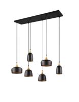 Trio Design hanglamp Chiraz zwart 6-lichts 310500632