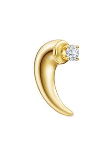 TASAKI boucle d'oreille Collection Line Danger Horn en or 18ct sertie de diamants