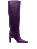 The Attico bottes en cuir - Violet - thumbnail