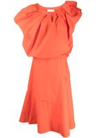 3.1 Phillip Lim robe froncée à épaules dénudées - Orange - thumbnail