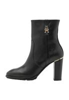 Tommy Hilfiger Enkellaarzen Feminine Th Hardware FW0FW07540, Zwart, 36 EU