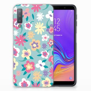 Samsung Galaxy A7 (2018) TPU Case Flower Power