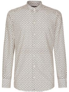 Dolce & Gabbana DG-print long-sleeve shirt - Blanc