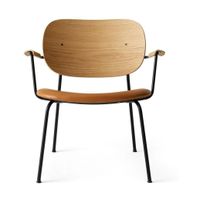 Audo Copenhagen Co Chair fauteuil gestoffeerd cognac - thumbnail