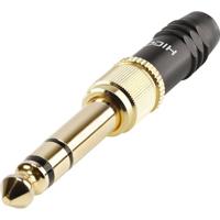 Hicon HI-J3563S Jackplug 3,5 mm Stekker, recht Aantal polen: 3 Zwart 1 stuk(s) - thumbnail