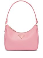 Prada mini sac Re-Edition en cuir - Rose - thumbnail