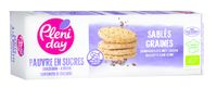 Pleniday Zandkoekjes met zaden suikerarm bio (105 gr)