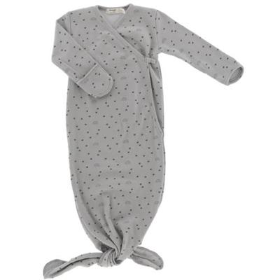 Snoozebaby baby knoopslaapzak 3-6 mnd Smokey Green Lets Grow