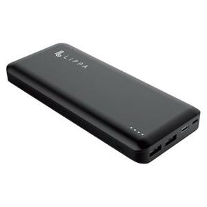 Lippa 65W Power Bank 26800mAh - 2x USB-A, USB-C - Zwart