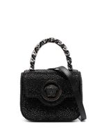 Versace mini sac La Medusa à ornements en cristal - Noir - thumbnail