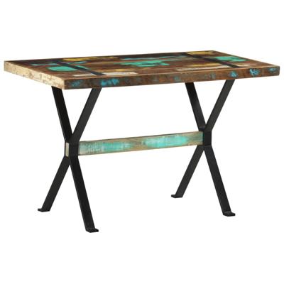vidaXL Eettafel 120x60x76 cm massief gerecycled hout vidaXL Eettafel 120x60x76 cm massief gerecycled hout