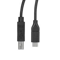 StarTech.com USB2CB50CM USB-kabel 0,5 m USB 2.0 USB C USB B Zwart - thumbnail