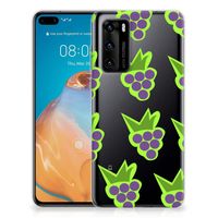 Huawei P40 Siliconen Case Druiven