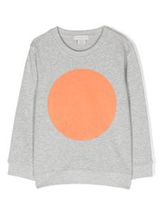 Stella McCartney Kids sweat en coton à logo imprimé - Gris