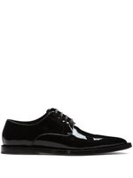 Dolce & Gabbana leather pointed derby shoes - Noir