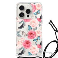 iPhone 15 Pro Case Butterfly Roses - thumbnail