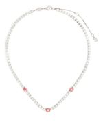 Swarovski Matrix Tennis necklace - Argent - thumbnail