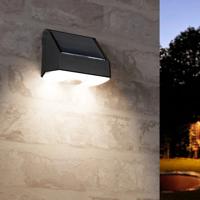 Solar wandlamp beam met schemer- en bewegingssensor op zonne-energie - thumbnail