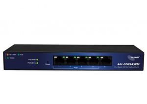 ALLNET ALL-SG8245PM netwerk-switch Managed L2 Gigabit Ethernet (10/100/1000) Power over Ethernet (PoE) Zwart