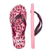 Vingino Sallie teenslippers met panterprint roze