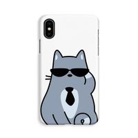 Cool cat: iPhone X Volledig Geprint Hoesje - thumbnail