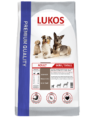 Lukos Adult Mini/Small - premium hondenvoer 2 x 12 kg