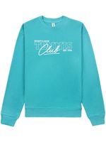 Sporty & Rich 80s Tennis Club cotton sweatshirt - Bleu