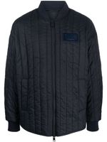 Armani Exchange veste bomber matelassée à patch logo - Bleu