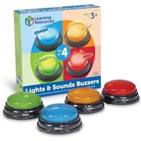 Learning Resources Lichten en Klinkt Zoemers 4-Stuk Set