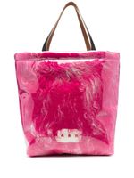 Marni sac cabas en fourrure artificielle - Rose - thumbnail