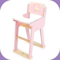 Houten hoge poppenstoel Sweetie Pie