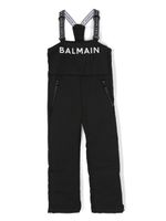 Balmain Kids salopette à logo imprimé - Noir - thumbnail