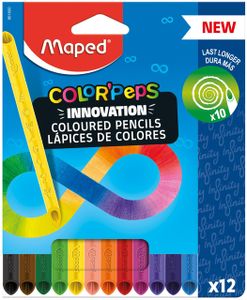 Kleurpotlood Maped Color&apos;Peps Infinity doos ÃƒÆ' 12 kleuren