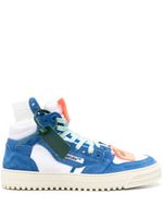 Off-White baskets Zip-Tie à lacets - Bleu