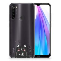 Xiaomi Redmi Note 8T Telefoonhoesje met Naam Cat Good Day - thumbnail