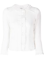 ISABEL MARANT blouse Georgia à volants - Blanc - thumbnail