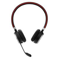 Jabra Evolve 65 Second Edition - UC On Ear koptelefoon Telefoon Bluetooth, Radiografisch Stereo Zwart Noise Cancelling, Ruisonderdrukking (microfoon) Headset, - thumbnail